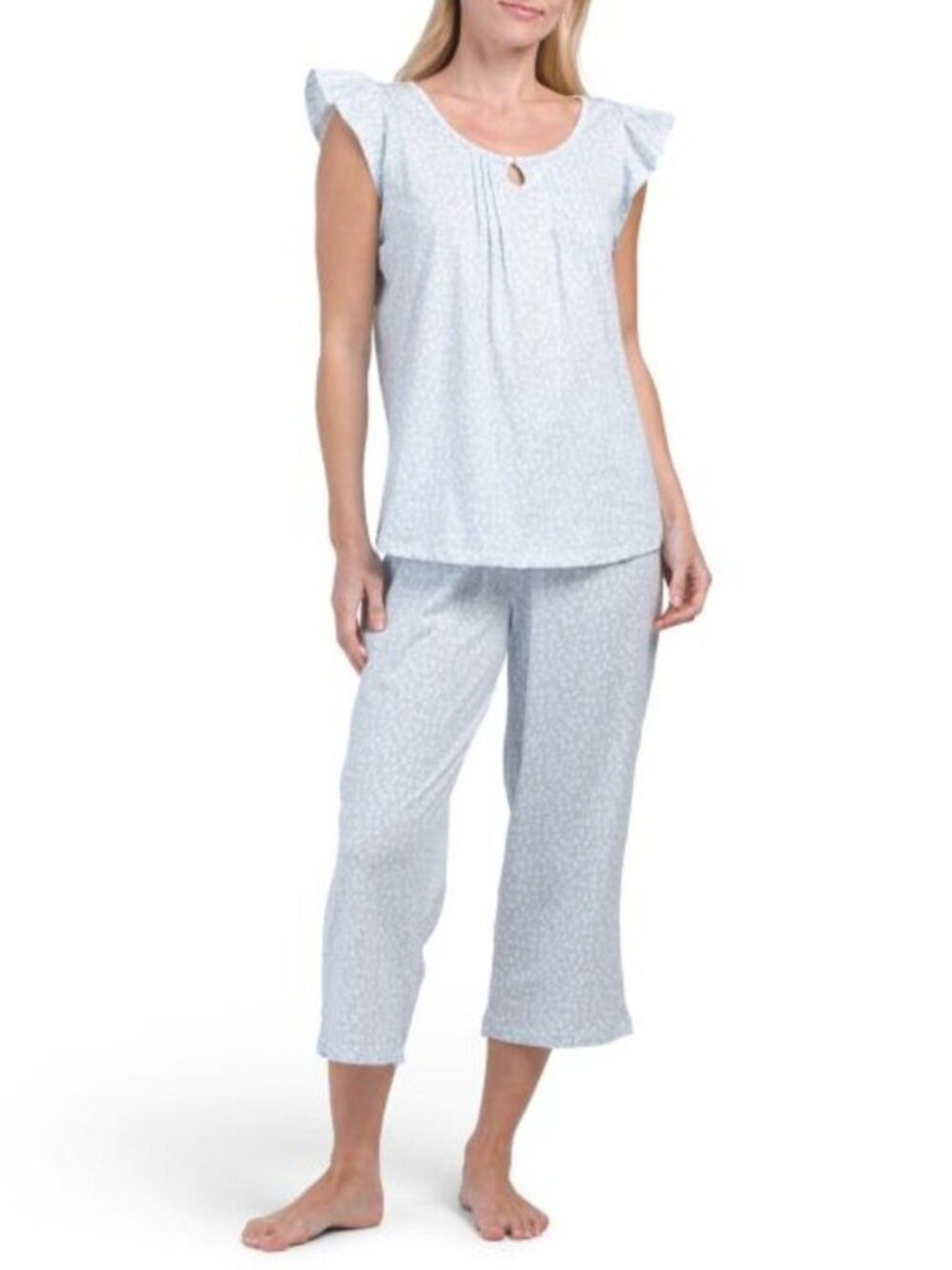 POPPY & CLAY 2pc Soft Sense Capri Pajama Set